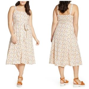 Madewell Terrazzo square neck dress size 24